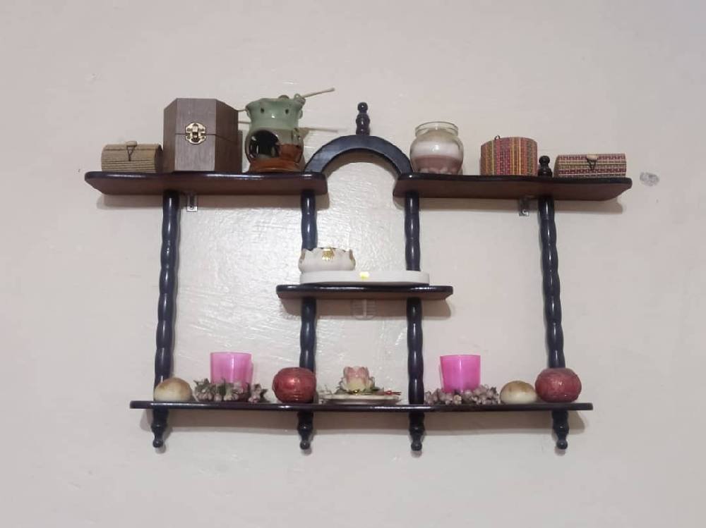 رفوف جداريه خشب سويدي