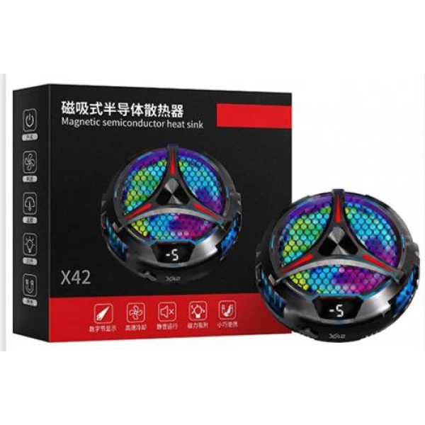 مبرد الهاتف والأجهزة اللوحية المغناطيسي X42 RGB magnetic cooler