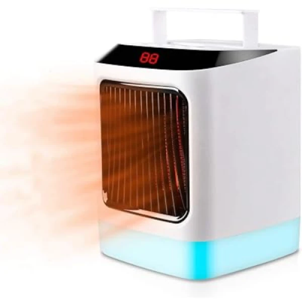 مدفأة مكتبية صغيرة ومحمولة (Fan Heater)